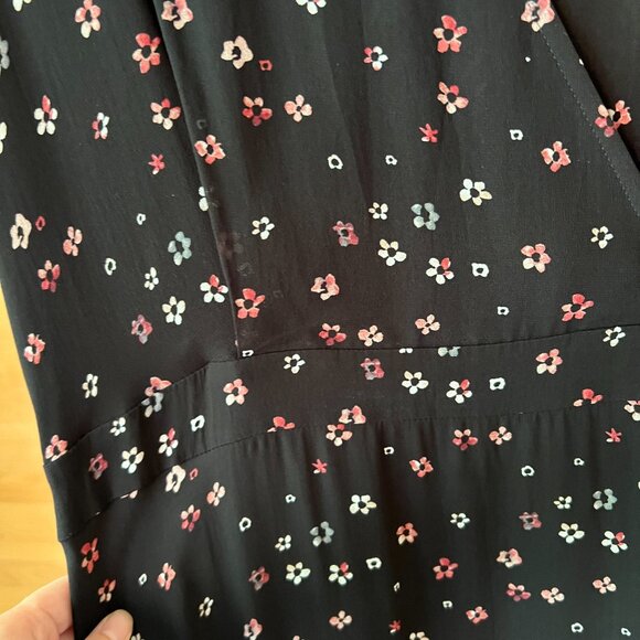 🖤 IKKS – Floral Maxi Wrap Dress (Size 36/S) - Picture 9 of 13